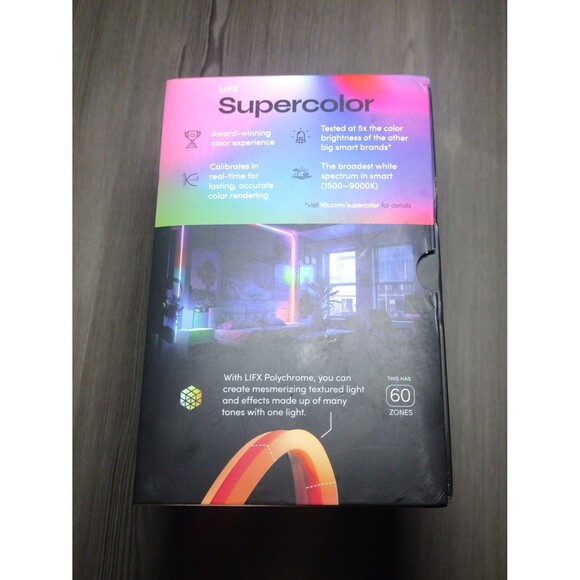 LIFX - SuperColor - Indoor Neon Flex 16ft Light Strip/Rope Light -RGBW LED Smart - Picture 5 of 12